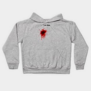 I'm Fine Kids Hoodie